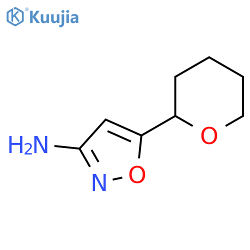 5-(oxan-2-yl)-1,2-oxazol-3-amine structure