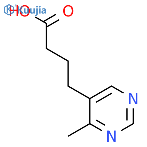 4-(4-methylpyrimidin-5-yl)butanoic acid structure