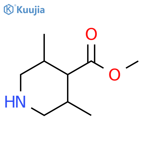 4-Piperidinecarboxylic acid, 3,5-dimethyl-, methyl ester structure