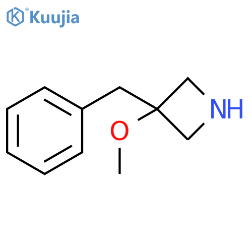 3-benzyl-3-methoxyazetidine structure