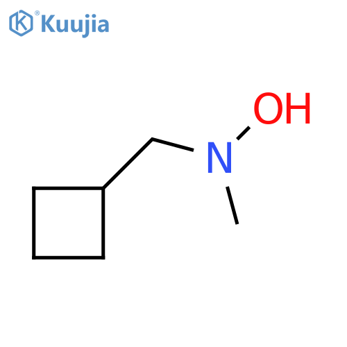 N-(cyclobutylmethyl)-N-methylhydroxylamine structure