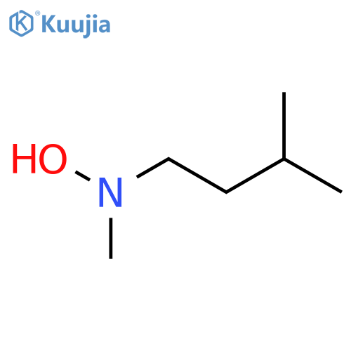 N-methyl-N-(3-methylbutyl)hydroxylamine structure