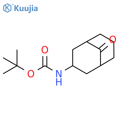 tert-butyl N-(9-oxo-3-bicyclo[3.3.1]nonanyl)carbamate structure