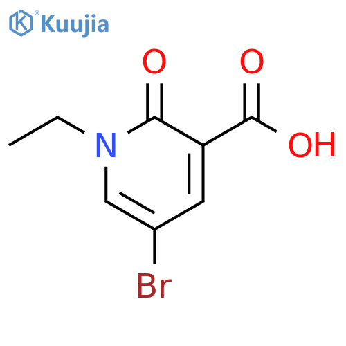 5-Bromo-1-ethyl-2-oxopyridine-3-carboxylic acid structure