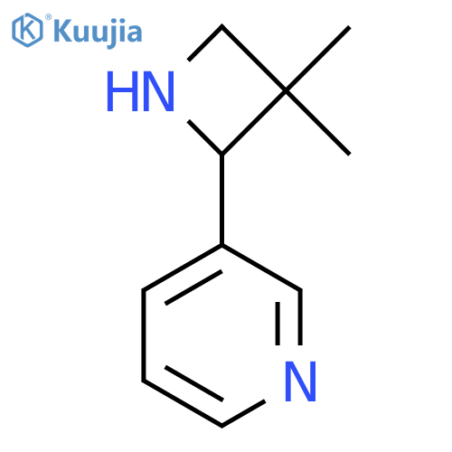 3-(3,3-Dimethylazetidin-2-yl)pyridine structure