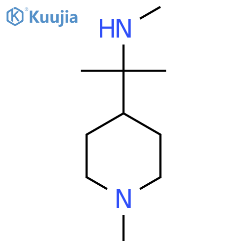 methyl2-(1-methylpiperidin-4-yl)propan-2-ylamine structure