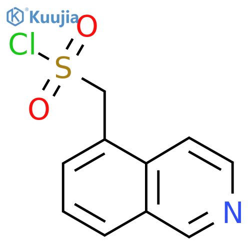 (isoquinolin-5-yl)methanesulfonyl chloride structure