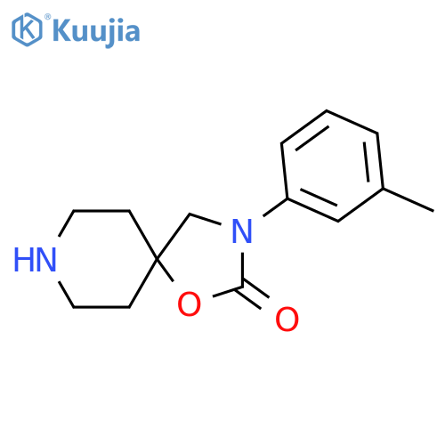 3-(3-Methylphenyl)-1-oxa-3,8-diazaspiro[4.5]decan-2-one structure
