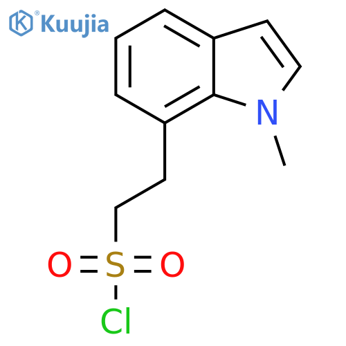 2-(1-methyl-1H-indol-7-yl)ethane-1-sulfonyl chloride structure