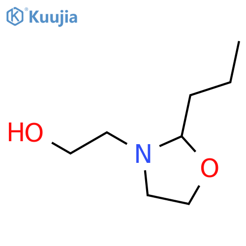3-Oxazolidineethanol,2-propyl- structure