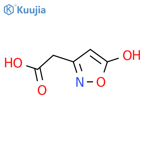 (5-Hydroxy-isoxazol-3-yl)-acetic acid structure