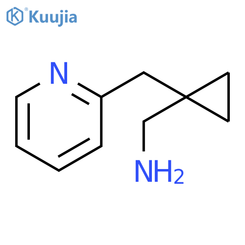 {1-(pyridin-2-yl)methylcyclopropyl}methanamine structure