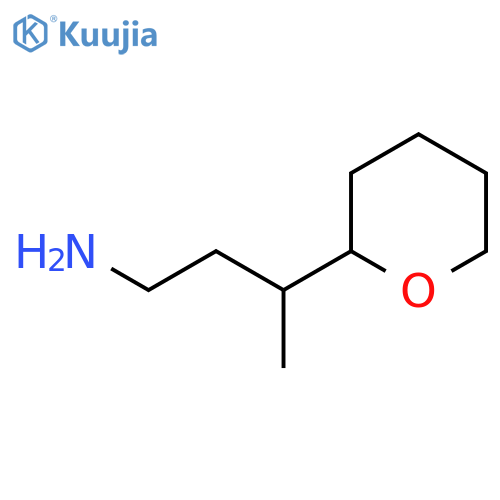 3-(Oxan-2-yl)butan-1-amine structure
