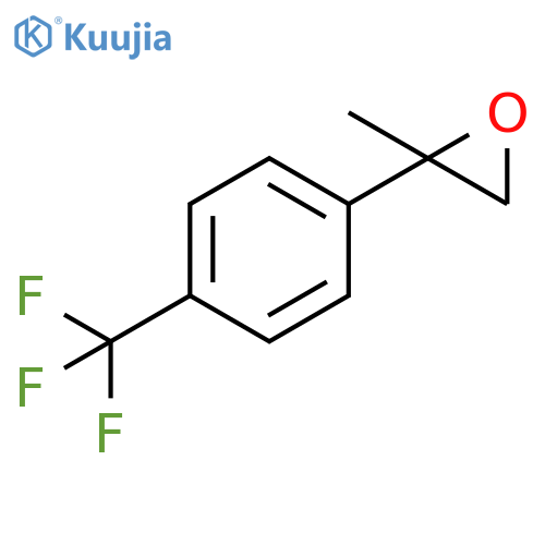 2-methyl-2-4-(trifluoromethyl)phenyloxirane structure