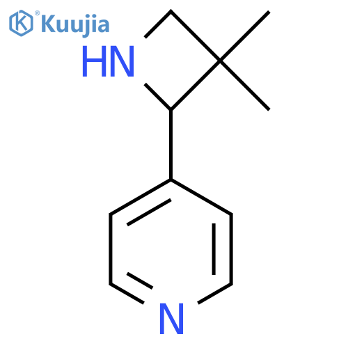 4-(3,3-dimethylazetidin-2-yl)pyridine structure