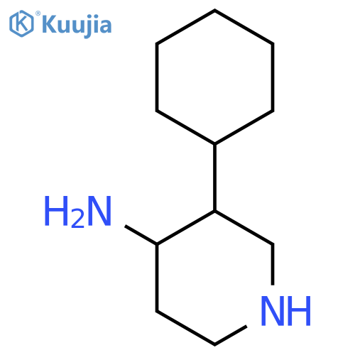 3-cyclohexylpiperidin-4-amine structure