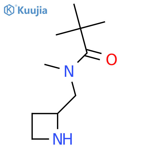 N-[(Azetidin-2-yl)methyl]-N,2,2-trimethylpropanamide structure