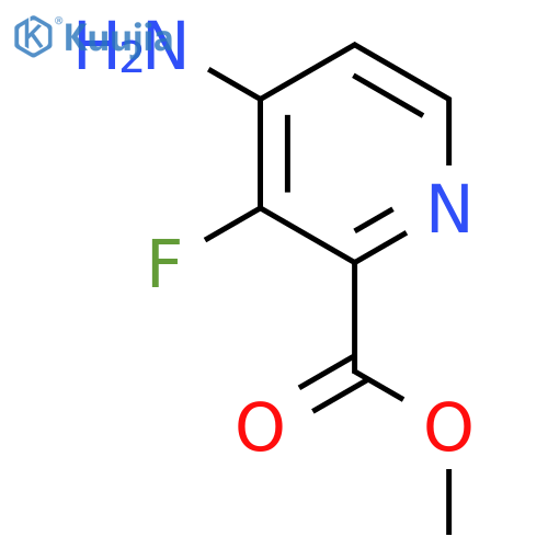 Methyl 4-Amino-3-fluoropicolinate structure