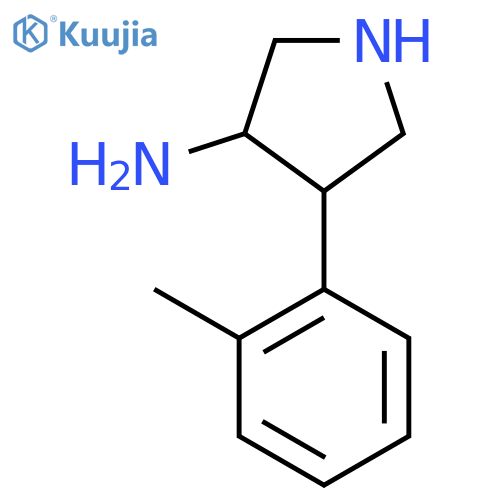 4-(o-Tolyl)pyrrolidin-3-amine structure