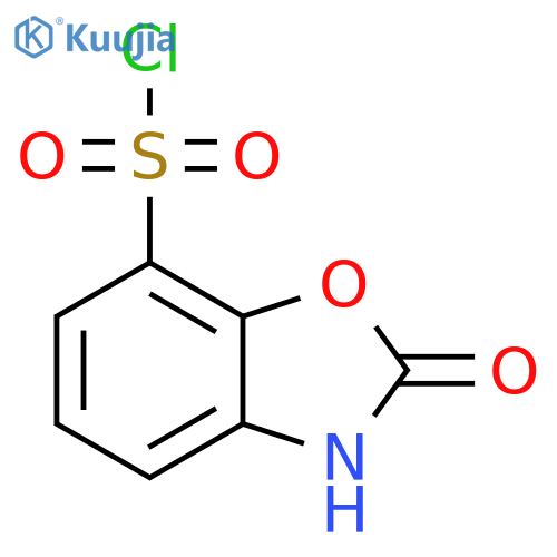 2-Hydroxybenzo[d]oxazole-7-sulfonyl chloride structure