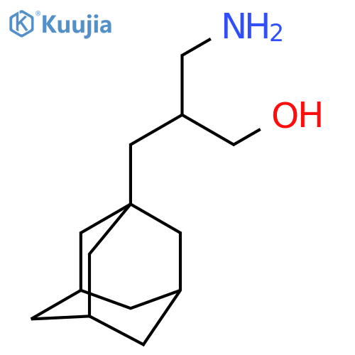 2-(adamantan-1-yl)methyl-3-aminopropan-1-ol structure