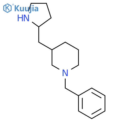 1-benzyl-3-(pyrrolidin-2-yl)methylpiperidine structure