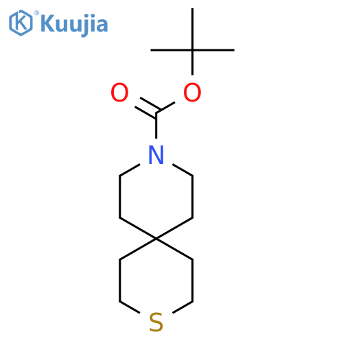 Tert-butyl 3-thia-9-azaspiro[5.5]undecane-9-carboxylate structure