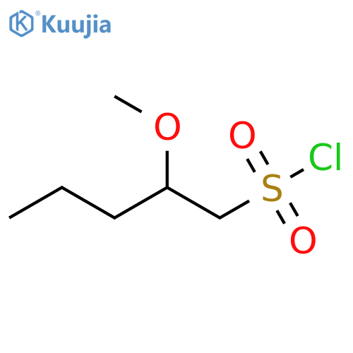 1-Pentanesulfonyl chloride, 2-methoxy- structure