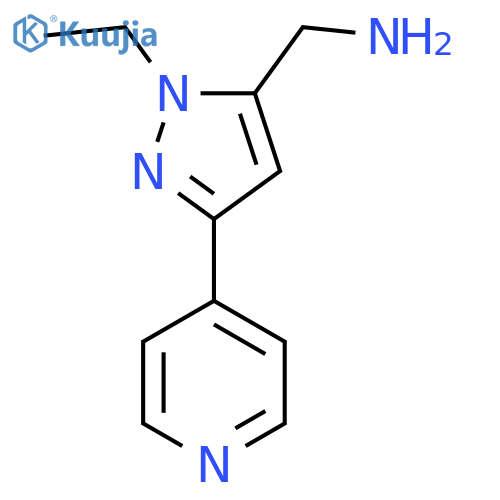 (1-ethyl-3-(pyridin-4-yl)-1H-pyrazol-5-yl)methanamine structure