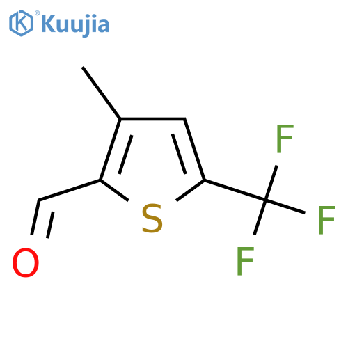 3-Methyl-5-(trifluoromethyl)thiophene-2-carbaldehyde structure