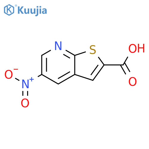 5-nitrothieno2,3-bpyridine-2-carboxylic acid structure