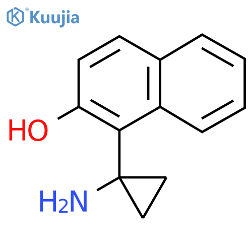 1-(1-aminocyclopropyl)naphthalen-2-ol structure
