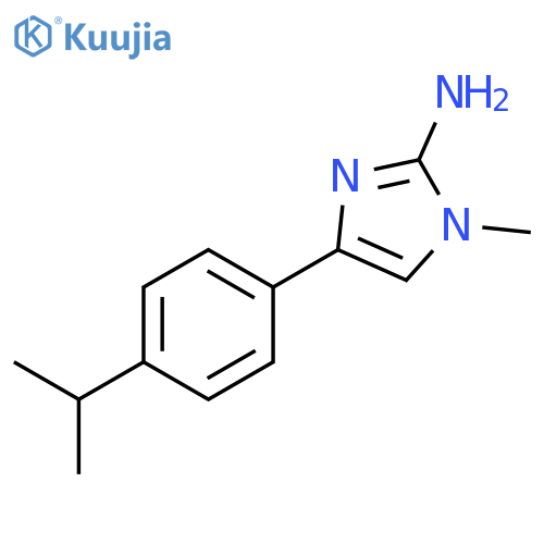 1H-Imidazol-2-amine, 1-methyl-4-[4-(1-methylethyl)phenyl]- structure