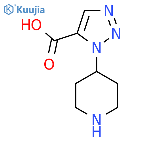 1-(piperidin-4-yl)-1H-1,2,3-triazole-5-carboxylic acid structure