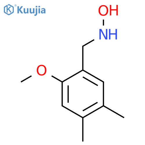 N-(2-methoxy-4,5-dimethylphenyl)methylhydroxylamine structure