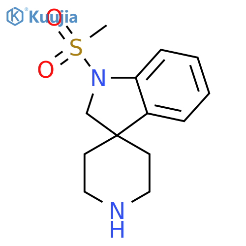 1-methanesulfonyl-1,2-dihydrospiro[indole-3,4'-piperidine] structure