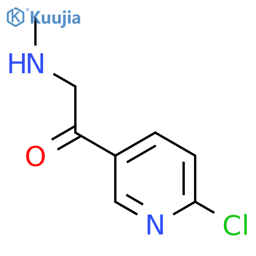 1-(6-chloropyridin-3-yl)-2-(methylamino)ethan-1-one structure