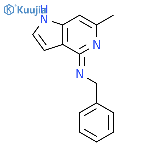 N-benzyl-6-methyl-1h-pyrrolo[3,2-c]pyridin-4-amine structure
