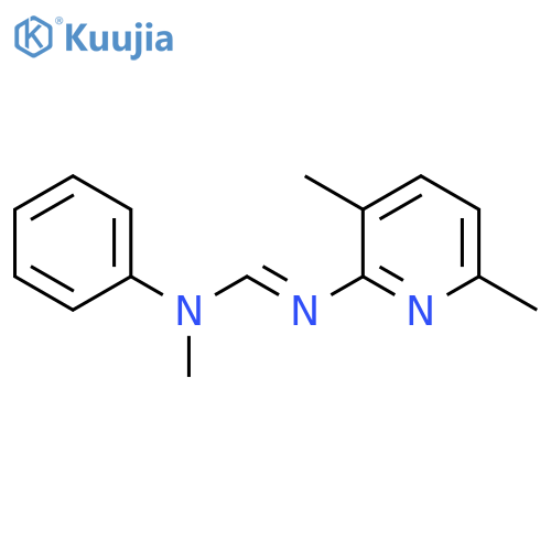 Methanimidamide, N'-(3,6-dimethyl-2-pyridinyl)-N-methyl-N-phenyl-, (E)- structure