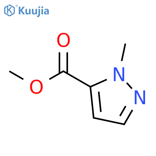 Methyl 1-methyl-1H-pyrazole-5-carboxylate structure