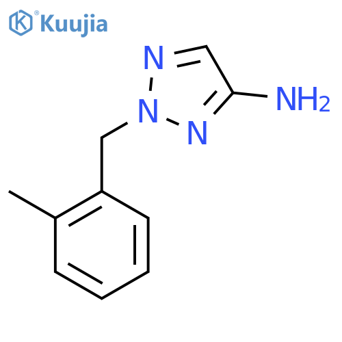 2-(2-methylphenyl)methyl-2H-1,2,3-triazol-4-amine structure