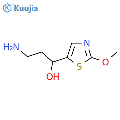 5-Thiazolemethanol, α-(2-aminoethyl)-2-methoxy- structure
