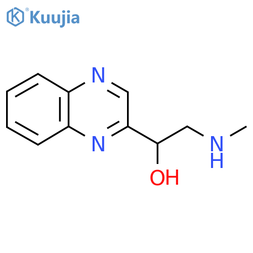 2-(Methylamino)-1-(quinoxalin-2-yl)ethan-1-ol structure