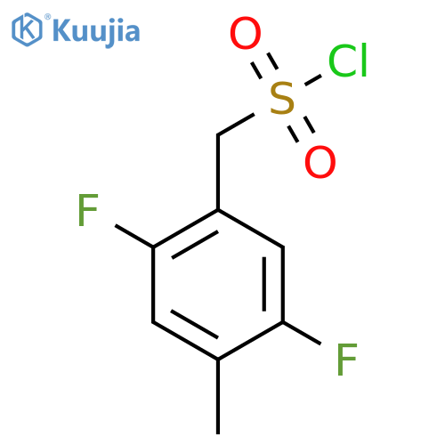 (2,5-difluoro-4-methylphenyl)methanesulfonyl chloride structure