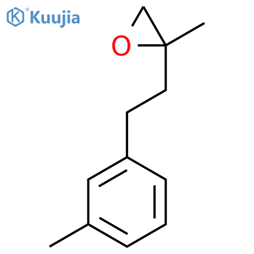 2-Methyl-2-[2-(3-methylphenyl)ethyl]oxirane structure