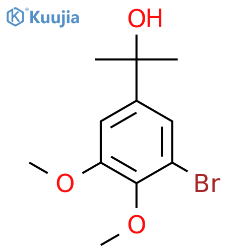 2-(3-bromo-4,5-dimethoxyphenyl)propan-2-ol structure
