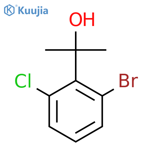 2-(2-Bromo-6-chlorophenyl)propan-2-ol structure