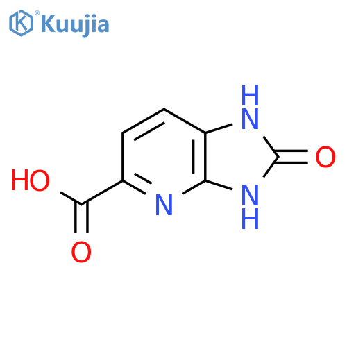2-oxo-1H,2H,3H-imidazo4,5-bpyridine-5-carboxylic acid structure