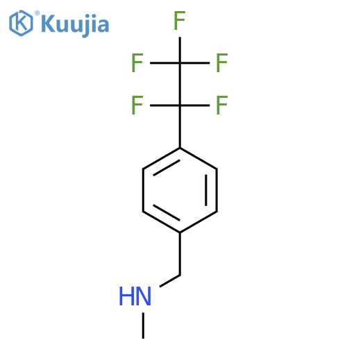 methyl({4-(pentafluoroethyl)phenylmethyl})amine structure