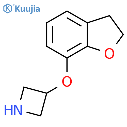 3-(2,3-dihydro-1-benzofuran-7-yloxy)azetidine structure